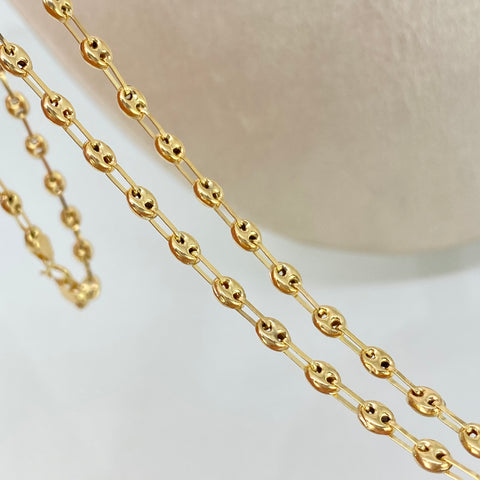 Cadena GC Oro amarillo 18k 5,11 Gr / 3,3 mm / 45 Cm