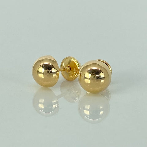 Topos Media Bolas Lisas Oro amarillo 0,75 Gr / 7 mm