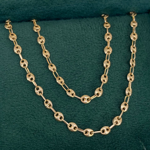 Cadena GC Oro amarillo 18k 4,35 Gr / 3,3 mm / 45 Cm *