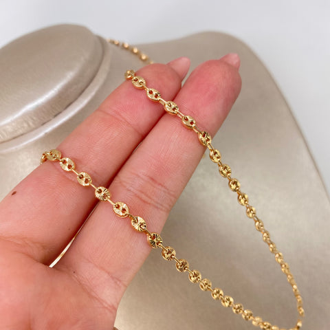 Cadena GC Diamantado Oro amarillo 8,13 Gr / 3,3 mm / 60 Cm *