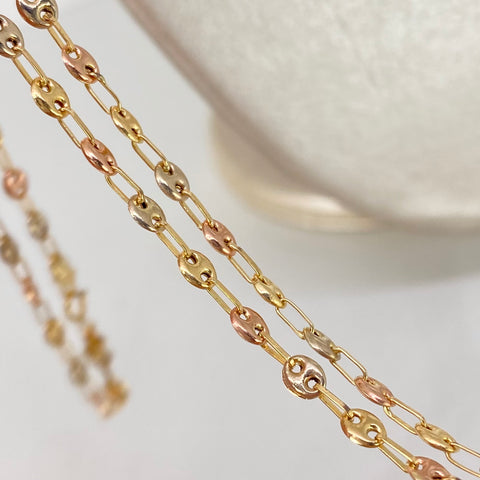 Cadena GC Tres oros 18k 6,10 Gr / 3,3 mm / 60 Cm *