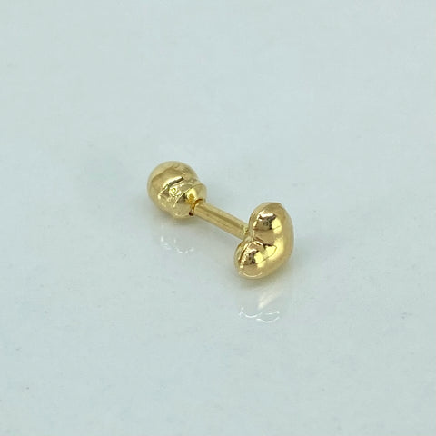 Piercing Corazon / Oro Amarillo 18k (Joya) / 0,3gr / 1.2cm / (Oreja)