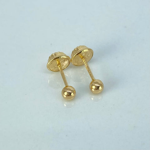 Topos Bolas Lisas Oro amarillo 0,4 Gr / 3 mm
