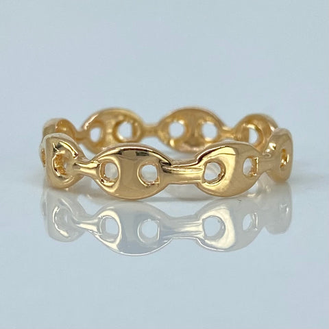 Anillo GC Oro amarillo 18k / Talla 6 1/4 / 1,40 Gr †