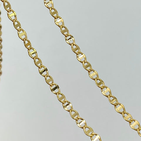 Cadena ● Escalera Oro amarillo 18k 3,21 Gr / 2,7 mm / 60 Cm