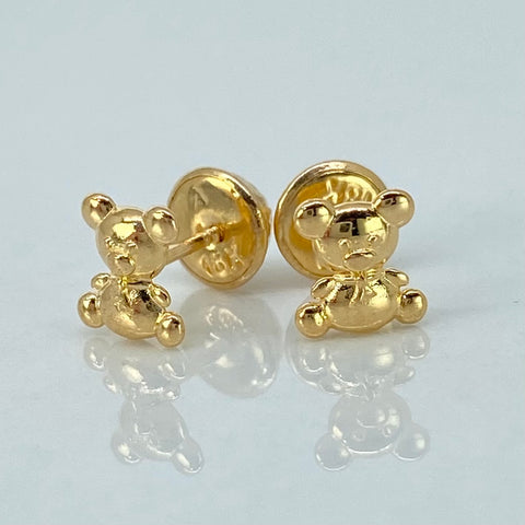 Topos Oso Oro amarillo 18k 0,83 Gr / 5,6 mm †