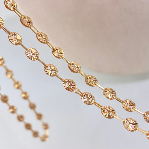 Cadena GC Diamantado Oro amarillo 18k 8,32 Gr / 3,3 mm / 60 Cm