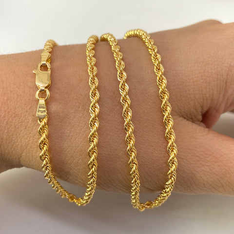 Cadena Italy Lazo Oro amarillo 18k +1 / 5,0 Gr / 2,2 mm / 50 Cm *