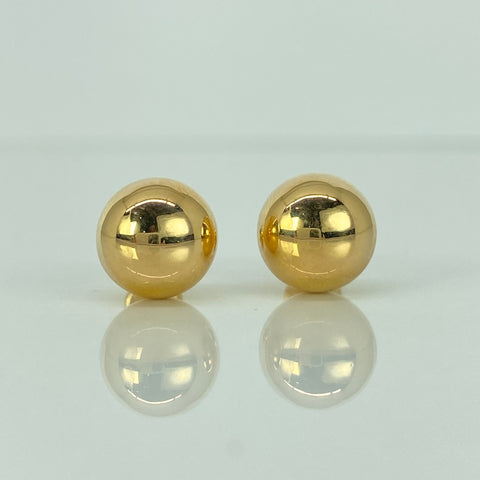 Topos Bola Lisa Oro amarillo 18k 1,36 Gr / 10 mm