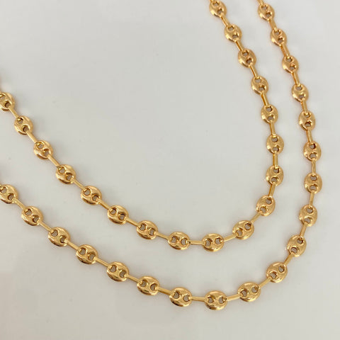 Cadena GC Oro amarillo 18k 6,00 Gr / 4 mm / 45 Cm *