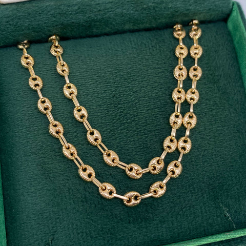 Cadena GC Diamantada Oro Amarillo 8,35 Gr / 4 mm / 60 Cm