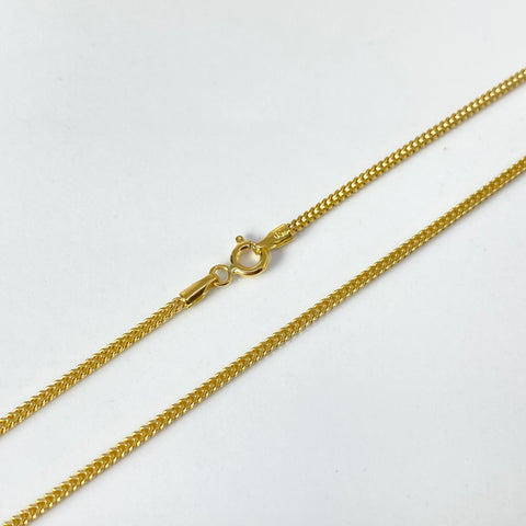 Cadena Italy Franco Oro amarillo 18k +2 / 3,46 Gr / 1,5 mm / 45 Cm