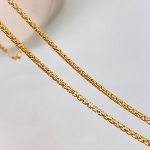 Cadena ● Veneciana Oro amarillo 18k +1 / 7,54 Gr / 1,7 mm / 60 Cm †