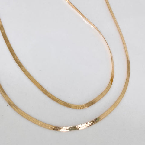 Cadena ● Espejo Oro amarillo 18k +3 / 2,92 Gr / 2 mm / 45 Cm *