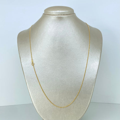 Cadena ● Cubana Oro amarillo 18k 1,5 Gr / 1,2 mm / 60 Cm