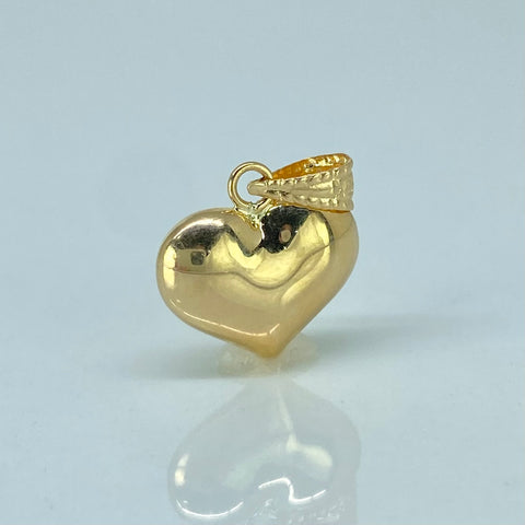 Dije Corazon Oro amarillo 0,58 Gr / 1,6 Cm †
