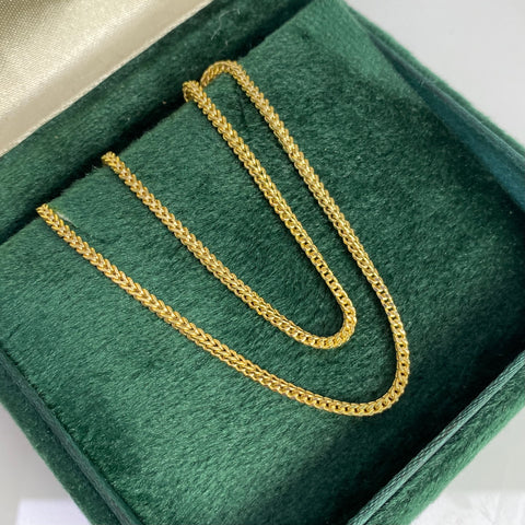 Cadena Italy Franco Oro amarillo 18k +2 / 6,30 Gr / 1,5 mm / 60 Cm *