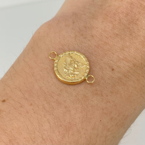 Herraje San Miguel Arcangel Oro amarillo 18k 0,72 Gr / 1,8 Cm *