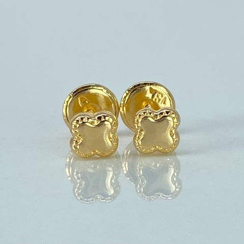 Topos Flor Bordados Oro amarillo 0,43 Gr / 4,3 mm *