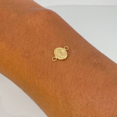 Herraje Virgen Guadalupe Oro amarillo 0,4 Gr / 1,4 Cm