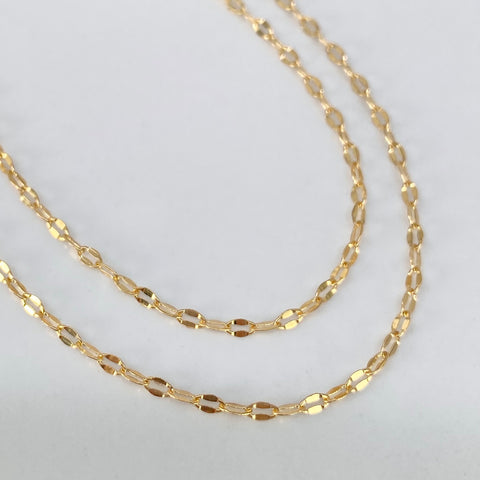 Cadena ● GC Italy Oro amarillo 18k +1 / 1,05 Gr / 2 mm / 45 Cm †