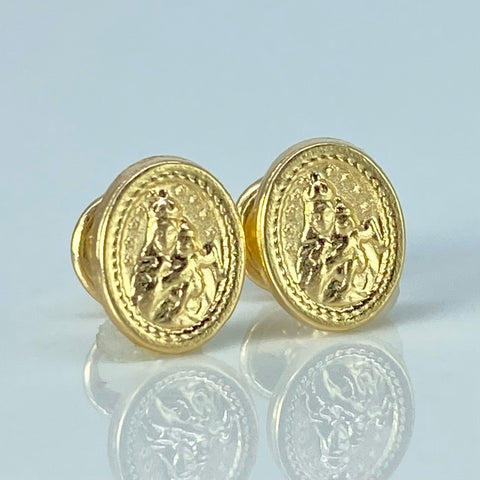 Topos Virgen Del Carmen Oro amarillo 0,7 Gr / 6,6 mm