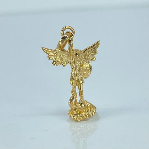 Dije San Miguel Arcangel Oro amarillo 1,06 Gr / 2,5 Cm