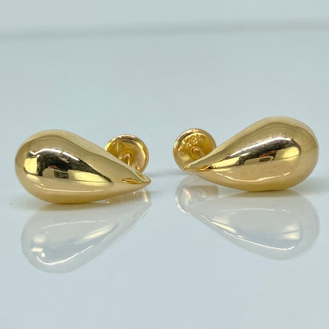Topos Gotas Oro amarillo 18k 1,9 Gr / 8 mm *
