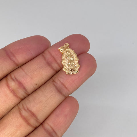Dije Virgen Guadalupe Silueta Oro amarillo 0,67 Gr / 2 Cm †