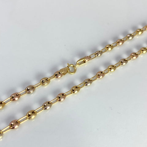 Cadena GC Tres oros 18k 4,39 Gr / 3,2 mm / 51,5 Cm *