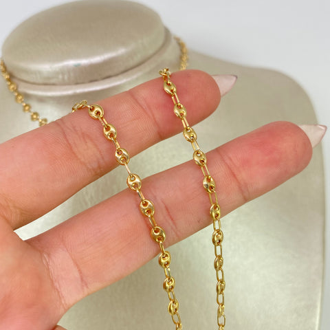 Cadena GC Oro amarillo 18k 4,29 Gr / 3,3 mm / 45 Cm