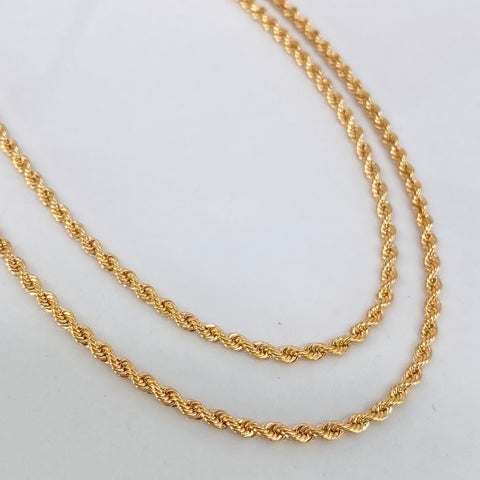 Cadena ● Lazo Oro amarillo 18k +1 / 2,7 Gr / 2,1 mm / 45 Cm †