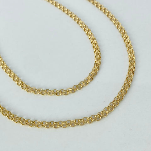 Cadena ● China Oro amarillo 18k 3,1 Gr / 2,7 mm / 50 Cm *