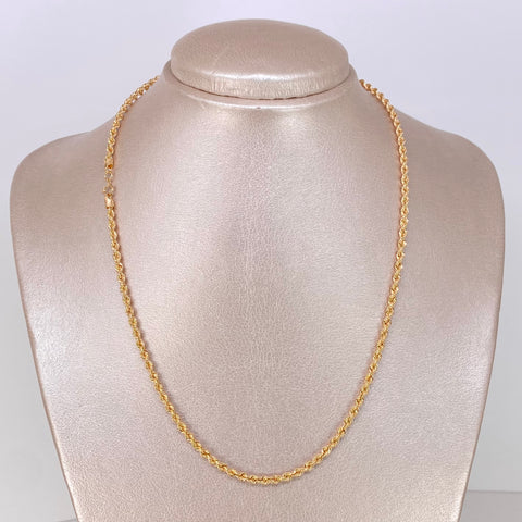 Cadena ● Lazo Oro amarillo 18k +1 / 5,25 Gr / 2,8 mm / 45 Cm *