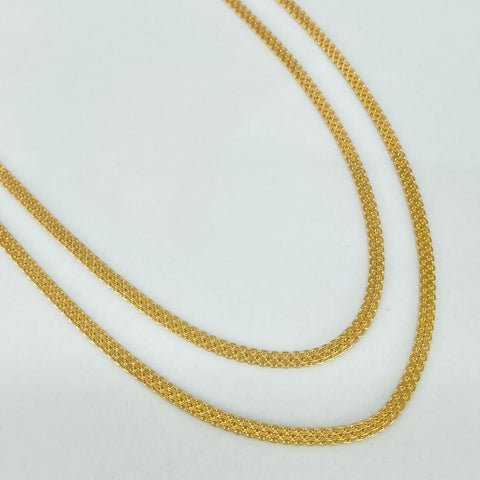 Cadena ● China Oro amarillo 18k 7,40 Gr / 2,3 mm / 60 Cm *