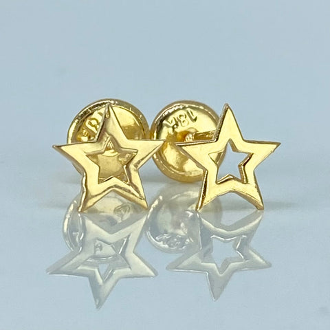 Topos Estrella Oro amarillo 0,65 Gr / 7 mm †