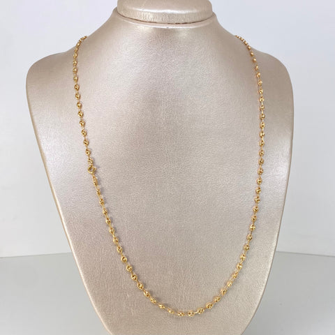Cadena GC Diamantado Oro amarillo 7,12 Gr / 3,3 mm / 60 Cm*