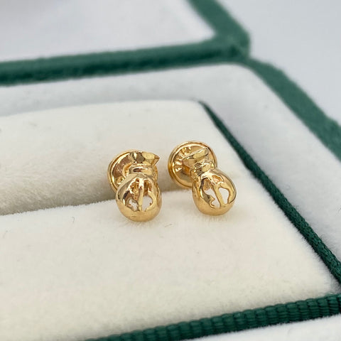 Topos Bolsa De Dinero Oro amarillo 18k 0,90 Gr / 6,8 mm  *