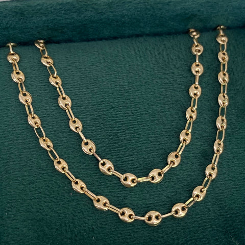 Cadena GC Oro amarillo 18k 4,25 Gr / 3,3 mm / 45 Cm