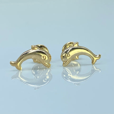 Topos Delfin Oro amarillo 18k 0,65 Gr / 6,5 mm *