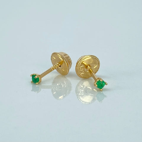 Topos Esmeraldas 7PTS Oro amarillo 0,45 Gr / 2 mm *