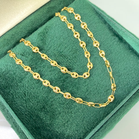 Cadena GC Oro amarillo 18k 4,82 Gr / 3,3 mm / 46 Cm