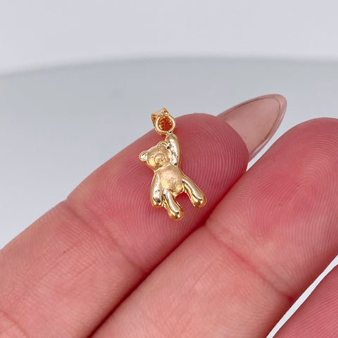 Dije Oso Mano Alzada Oro amarillo 0,4 Gr / 1,9 Cm