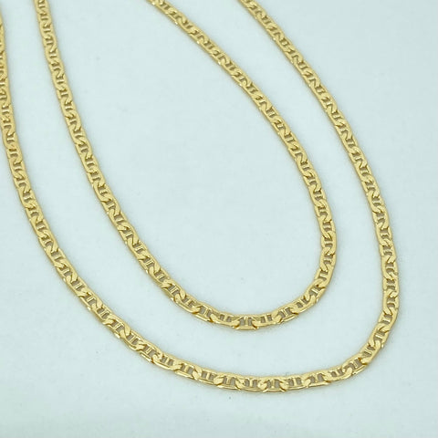 Cadena ● Escalera Oro amarillo 18k 2,8 Gr / 2,2 mm / 45 Cm