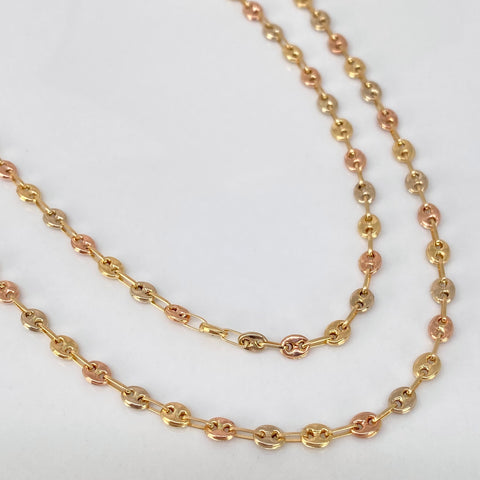 Cadena GC Tres oros 18k 5,20 Gr / 3,3 mm / 50 Cm