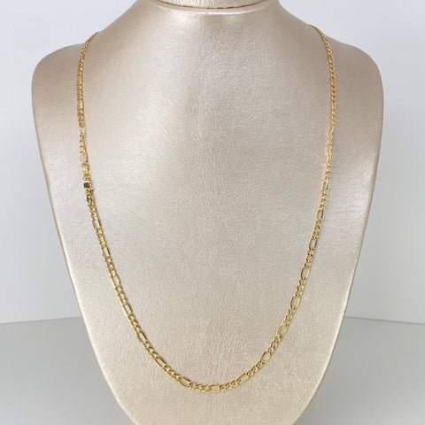 Cadena ● Tres Por Uno 3x1 Oro amarillo 18k 5,9 Gr / 3,5 mm / 60 Cm †