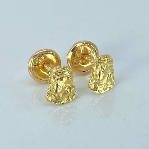 Topos Rostro Jesus Oro amarillo 18k 0,63 Gr / 5 mm