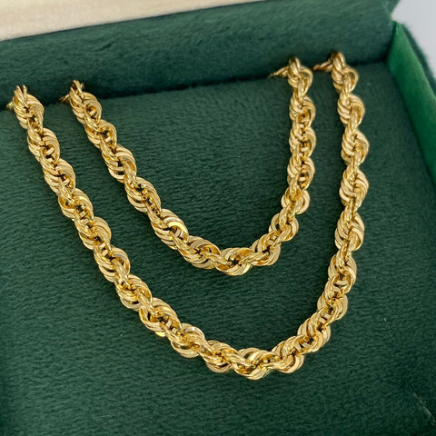 Cadena ● Lazo Oro amarillo 18k +1 / 7,7 Gr / 4,3 mm / 45 Cm *