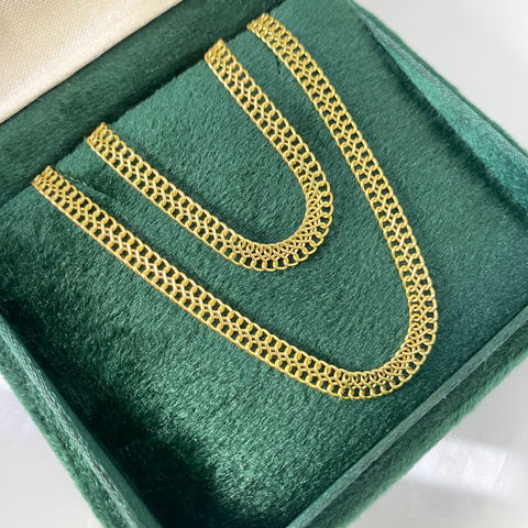 Cadena Italy Sedusa Oro amarillo 18k 5,16 Gr / 4 mm / 45,5 Cm *