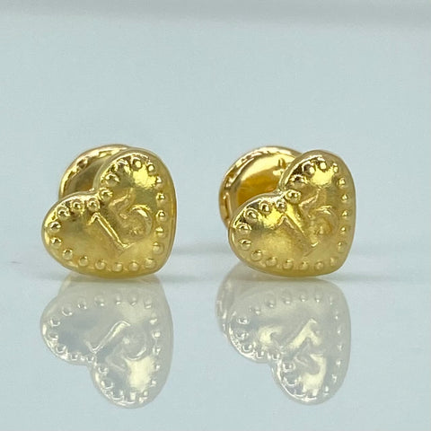 Topos Corazon 15años Oro amarillo 18k 0,6 Gr / 7 mm